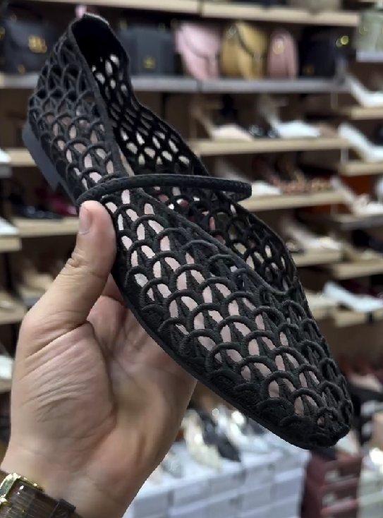 Summer Openwork Braided One Strap Sandals