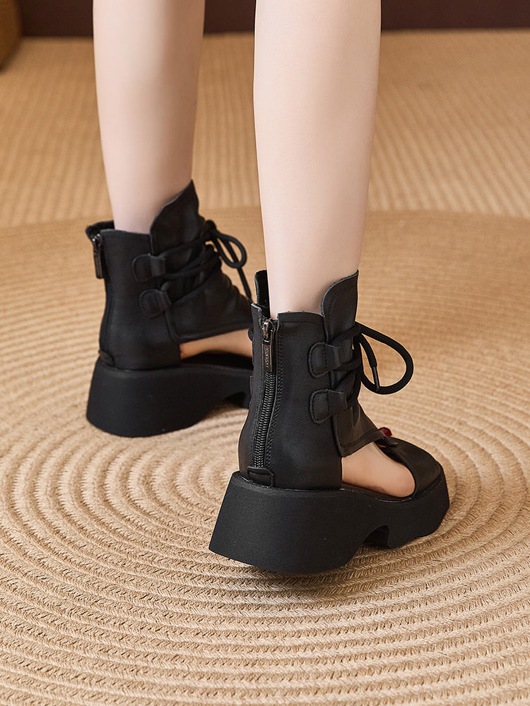 Vintage Thick Bottom Roman Sandals