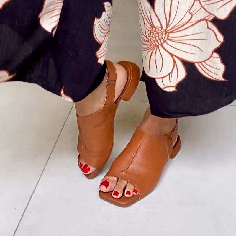 Chic Velcro Open Toe Sandals