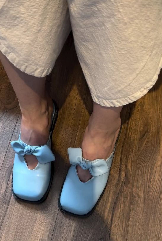 Bow Toe Slippers
