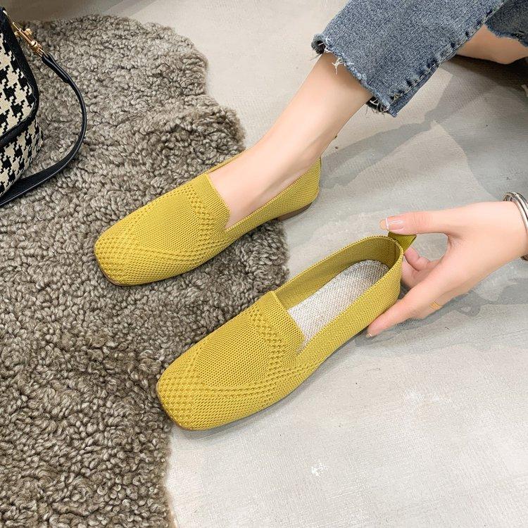 Cute Flat Fly Knit Shoes