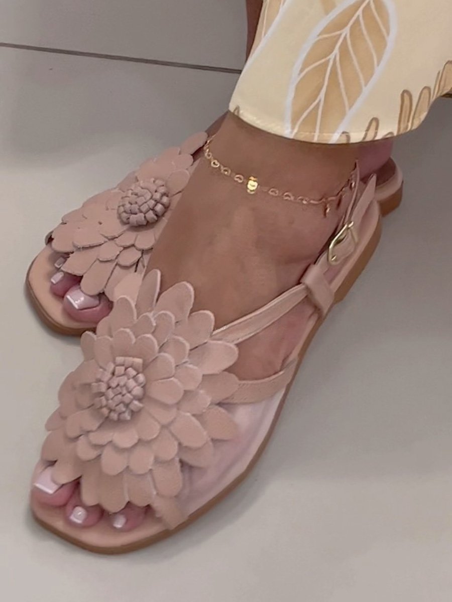 Women's Romantic Flower Flats