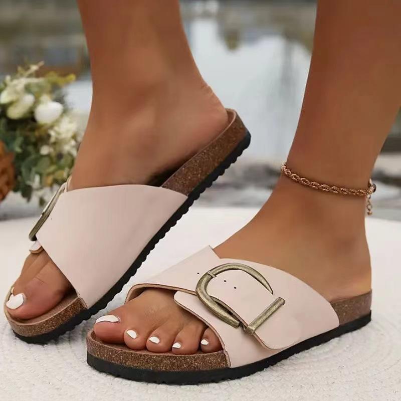 Beach open toe flat sandals