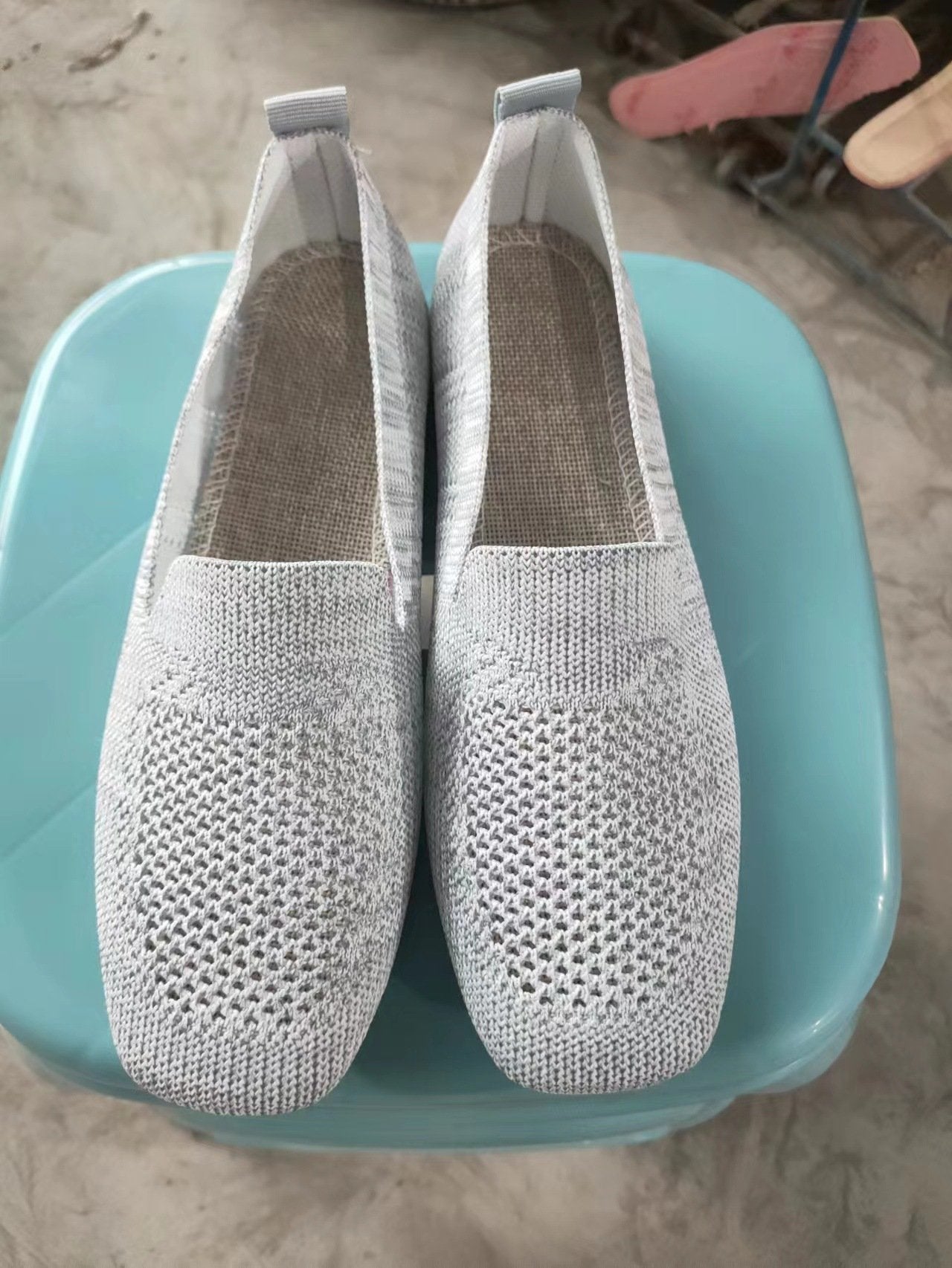 Cute Flat Fly Knit Shoes