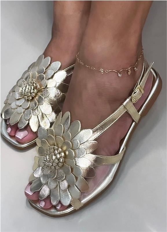 Women's Romantic Flower Flats