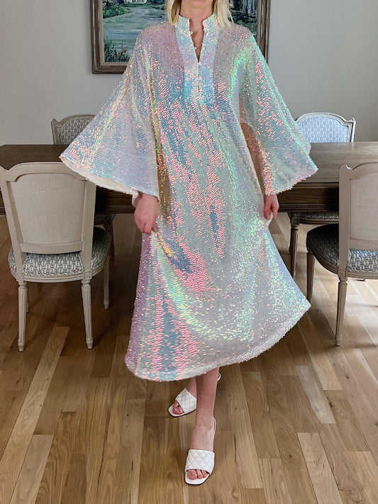 Sequinned Jersey Kaftan Better For Brithday