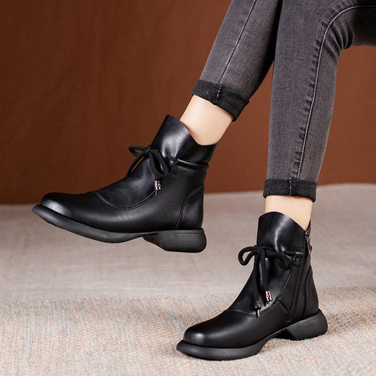 New lace-up soft-soled comfortable boots